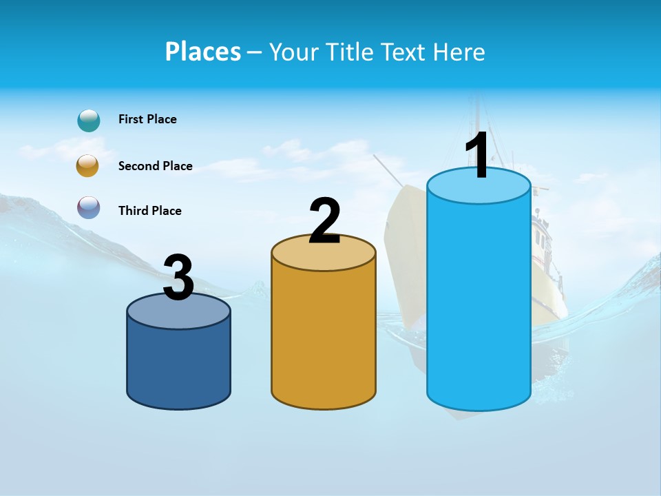 Sail Marine Floating PowerPoint Template