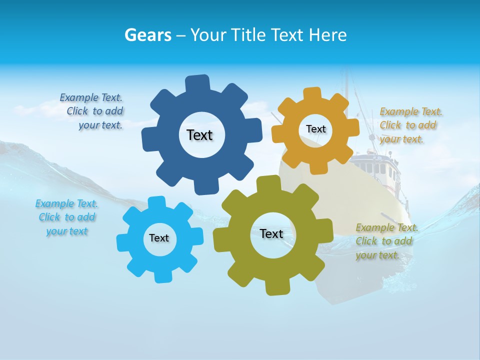 Sail Marine Floating PowerPoint Template