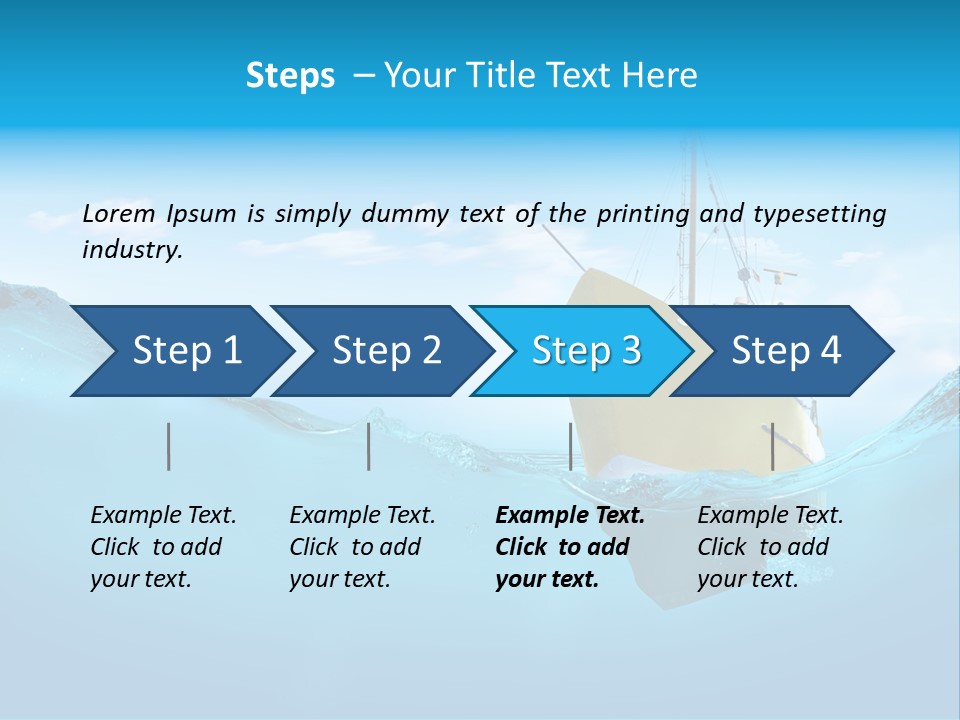 Sail Marine Floating PowerPoint Template