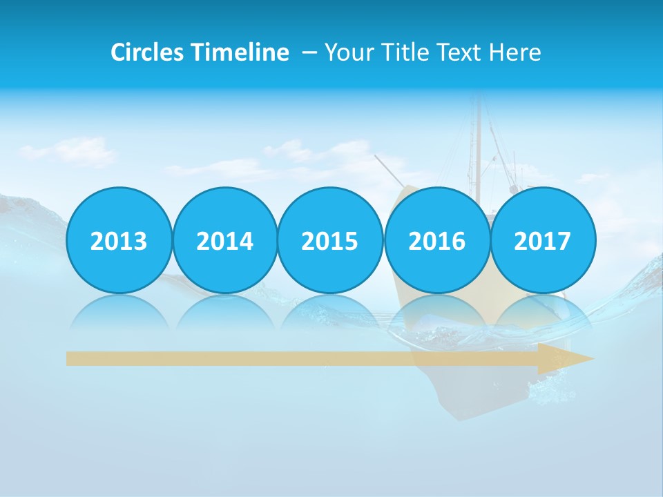 Sail Marine Floating PowerPoint Template