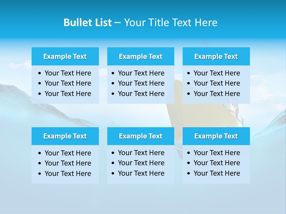 Sail Marine Floating PowerPoint Template