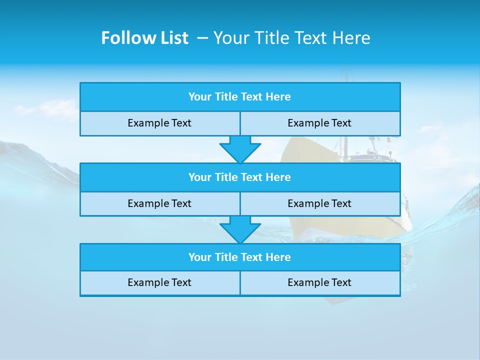 Sail Marine Floating PowerPoint Template