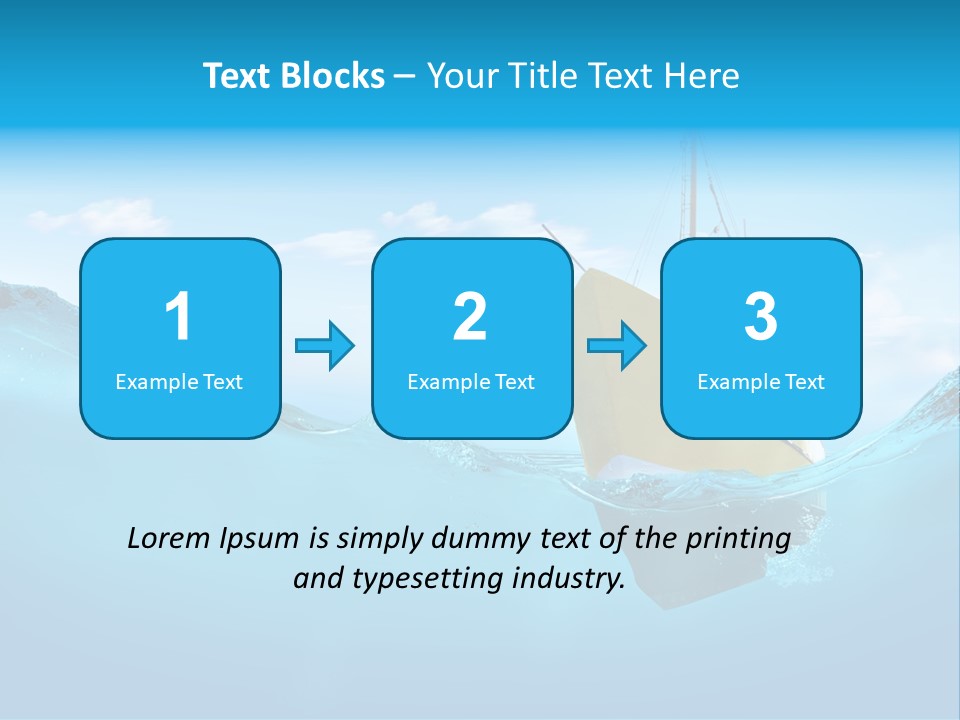 Sail Marine Floating PowerPoint Template