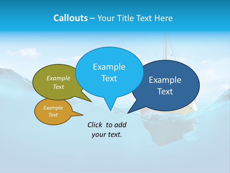 Sail Marine Floating PowerPoint Template