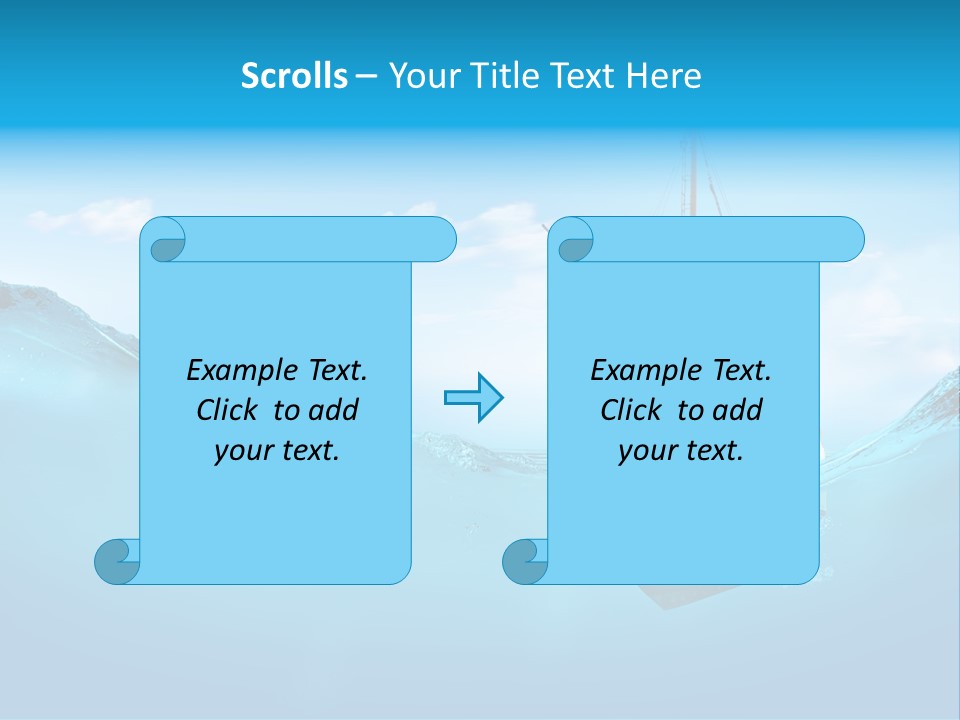 Sail Marine Floating PowerPoint Template