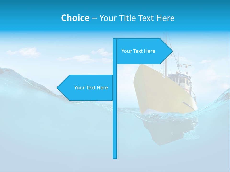 Sail Marine Floating PowerPoint Template