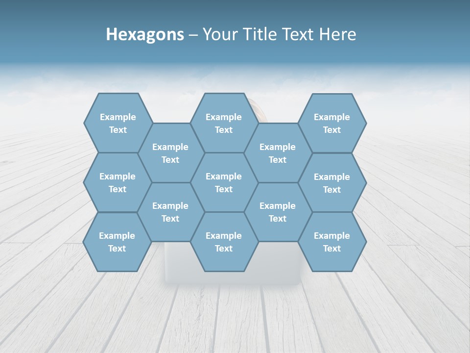 Lying Portrait Looking PowerPoint Template