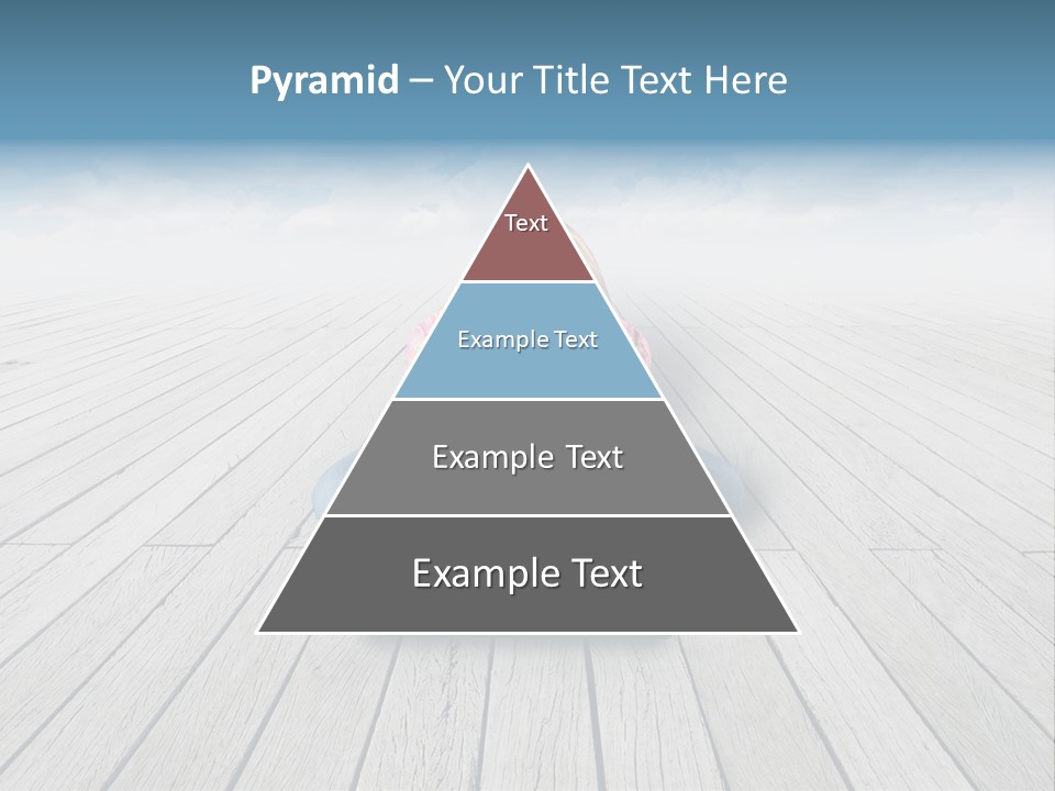 Lying Portrait Looking PowerPoint Template