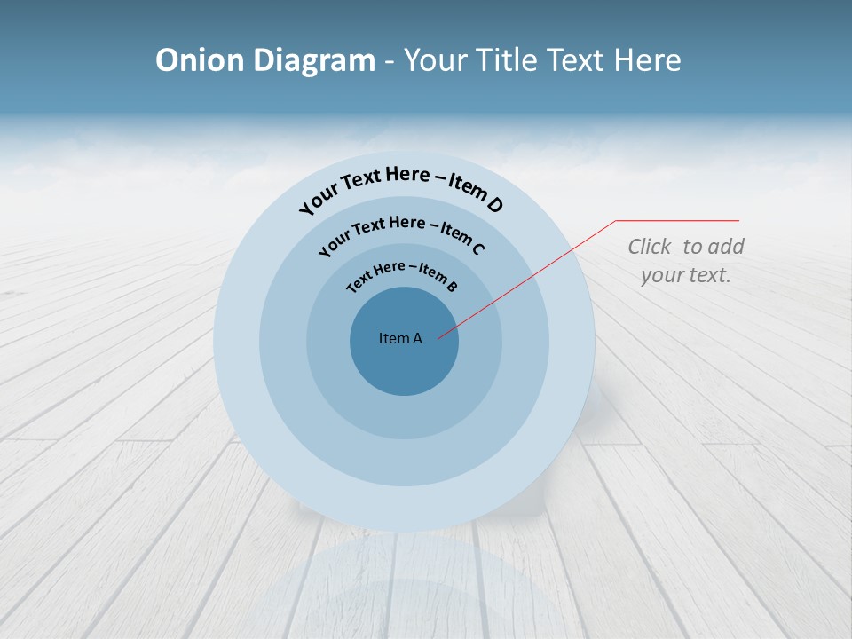 Lying Portrait Looking PowerPoint Template