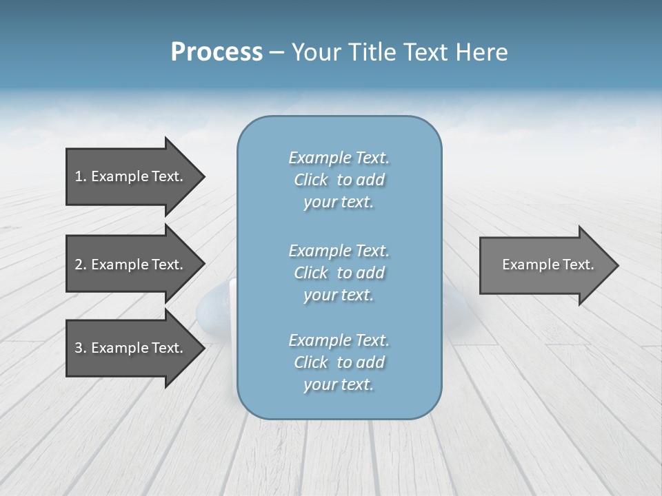 Lying Portrait Looking PowerPoint Template