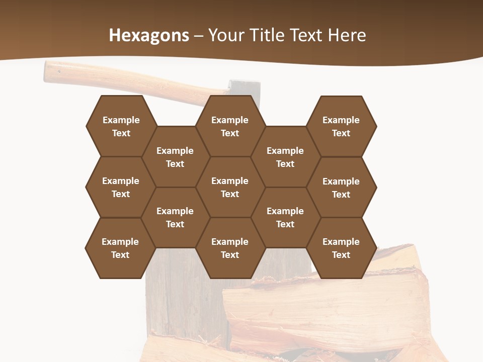 Oak Hatchet Axe PowerPoint Template
