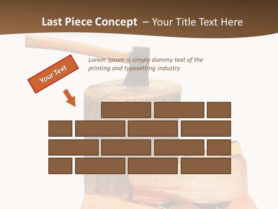 Oak Hatchet Axe PowerPoint Template