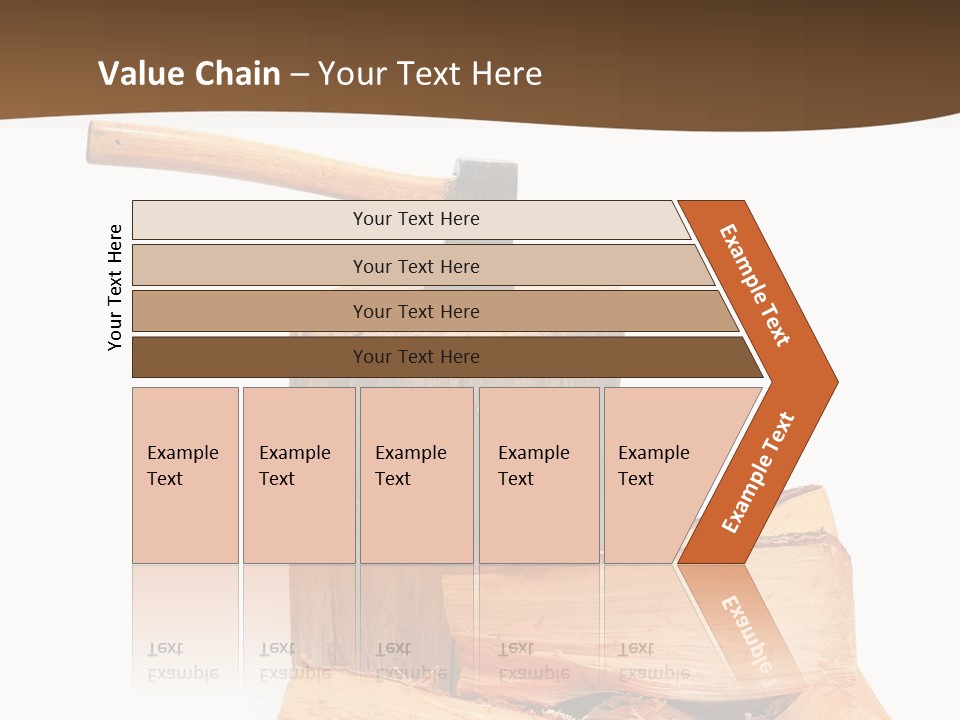 Oak Hatchet Axe PowerPoint Template