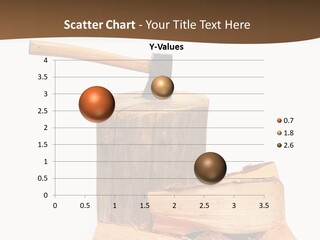 Oak Hatchet Axe PowerPoint Template