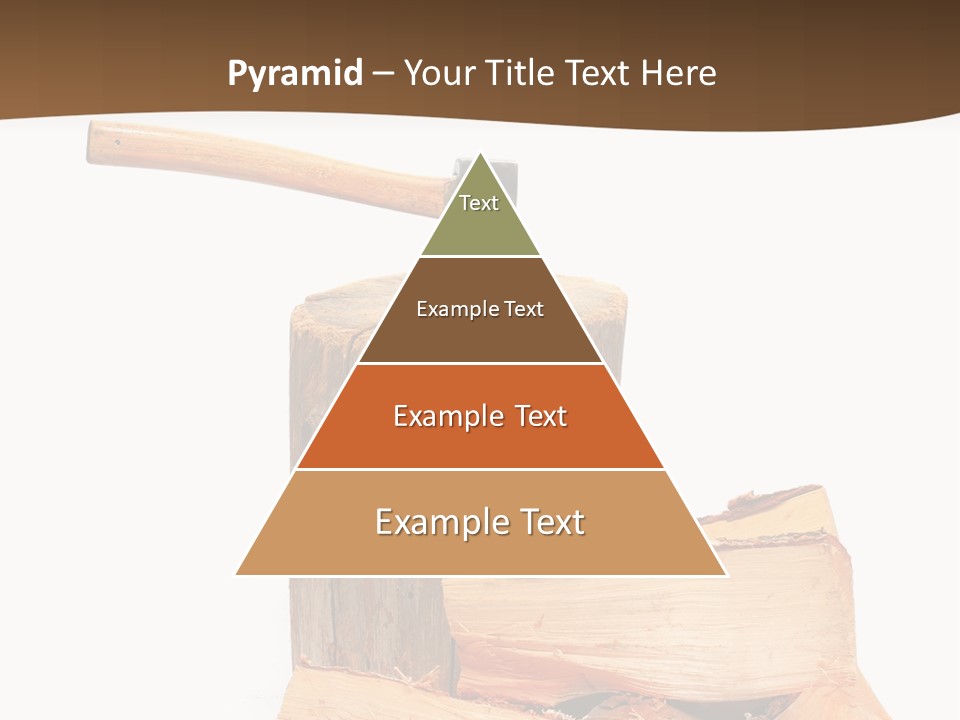 Oak Hatchet Axe PowerPoint Template
