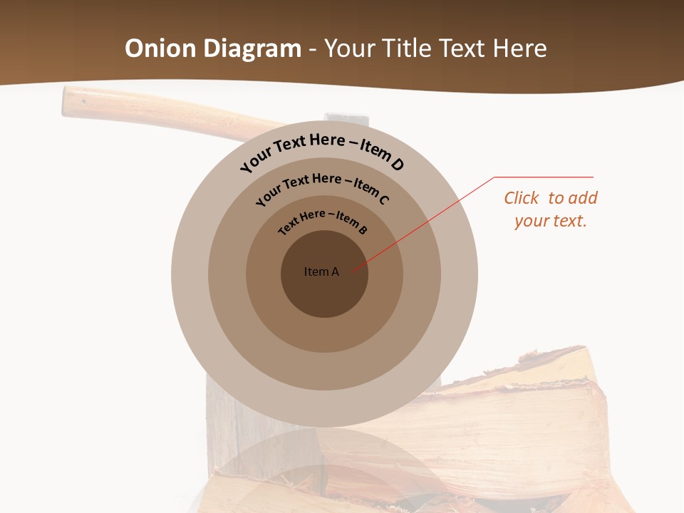 Oak Hatchet Axe PowerPoint Template