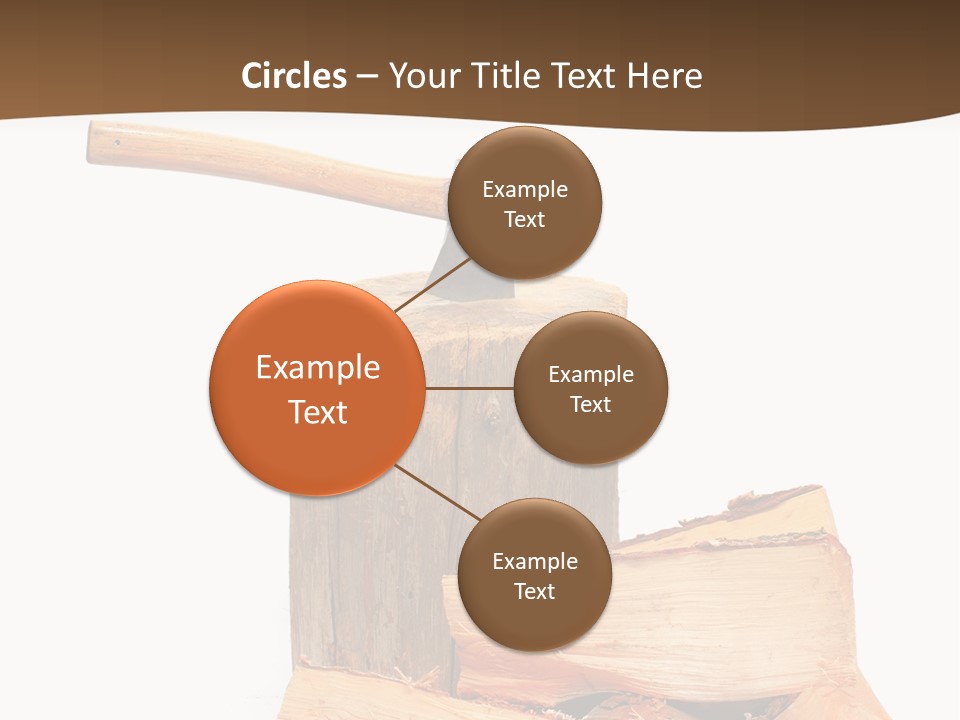 Oak Hatchet Axe PowerPoint Template