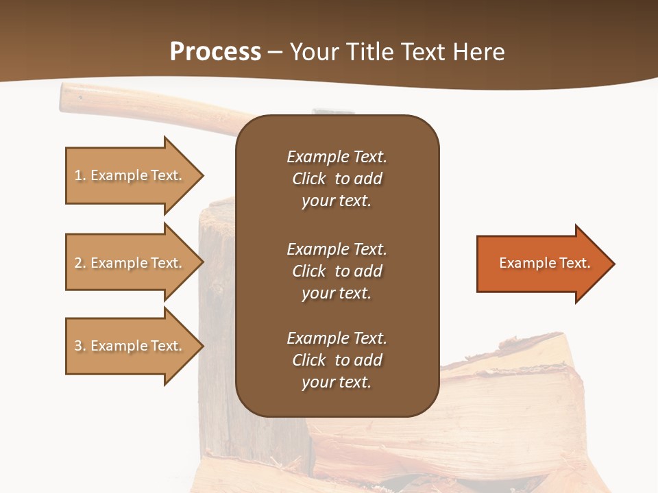 Oak Hatchet Axe PowerPoint Template