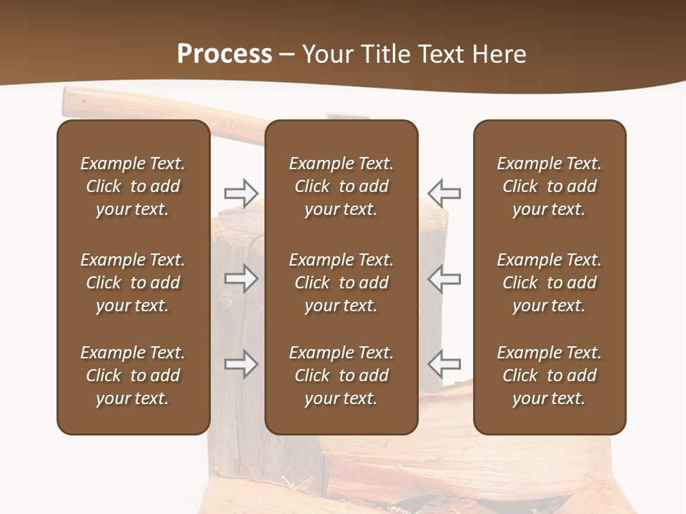 Oak Hatchet Axe PowerPoint Template