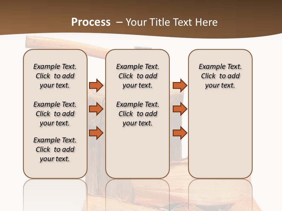 Oak Hatchet Axe PowerPoint Template
