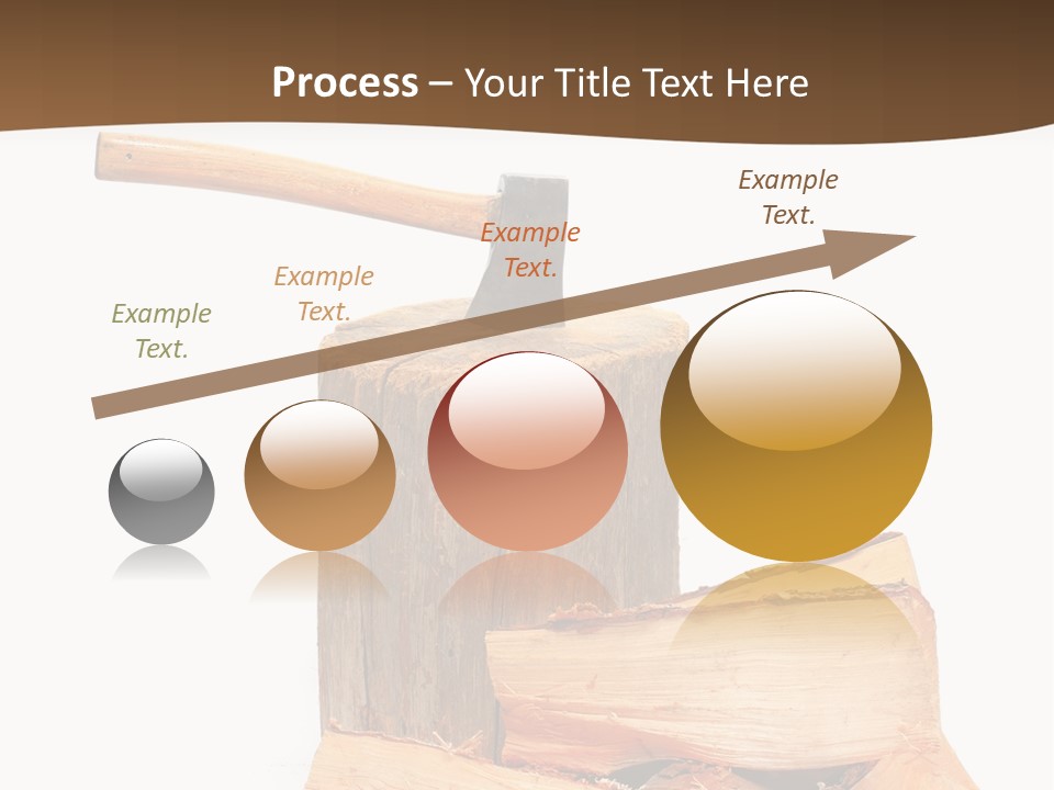 Oak Hatchet Axe PowerPoint Template