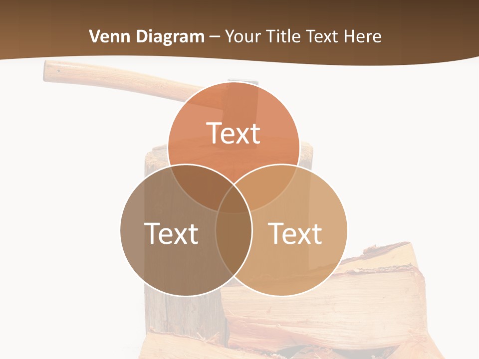 Oak Hatchet Axe PowerPoint Template