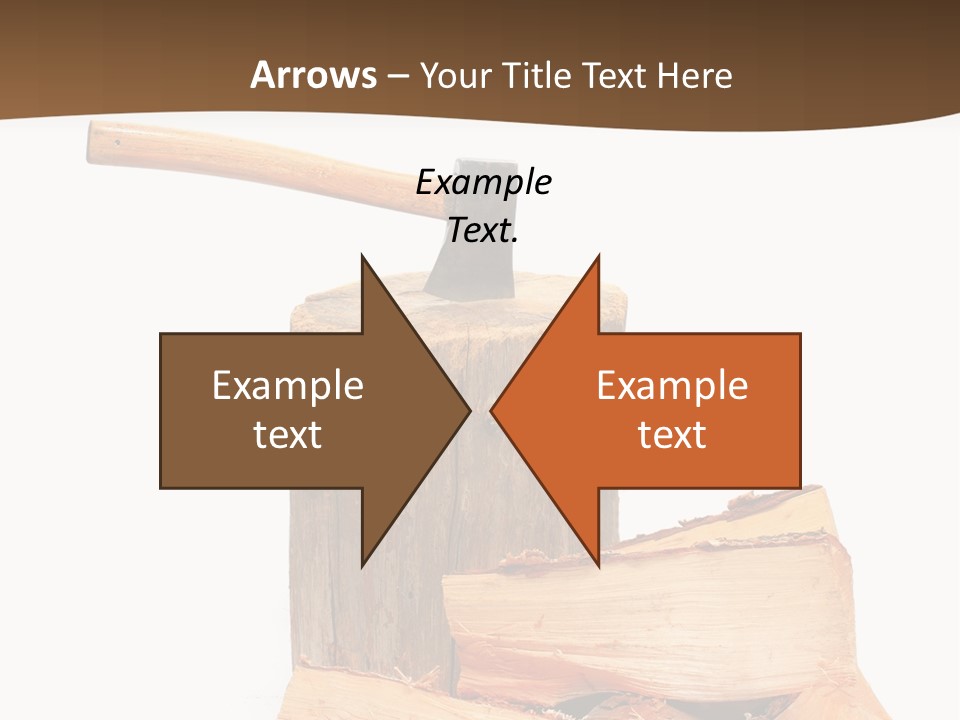 Oak Hatchet Axe PowerPoint Template