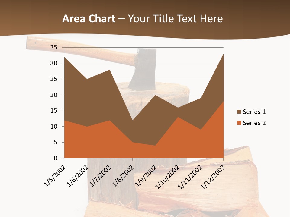 Oak Hatchet Axe PowerPoint Template