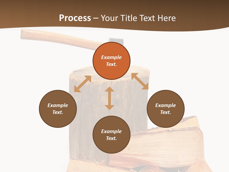 Oak Hatchet Axe PowerPoint Template
