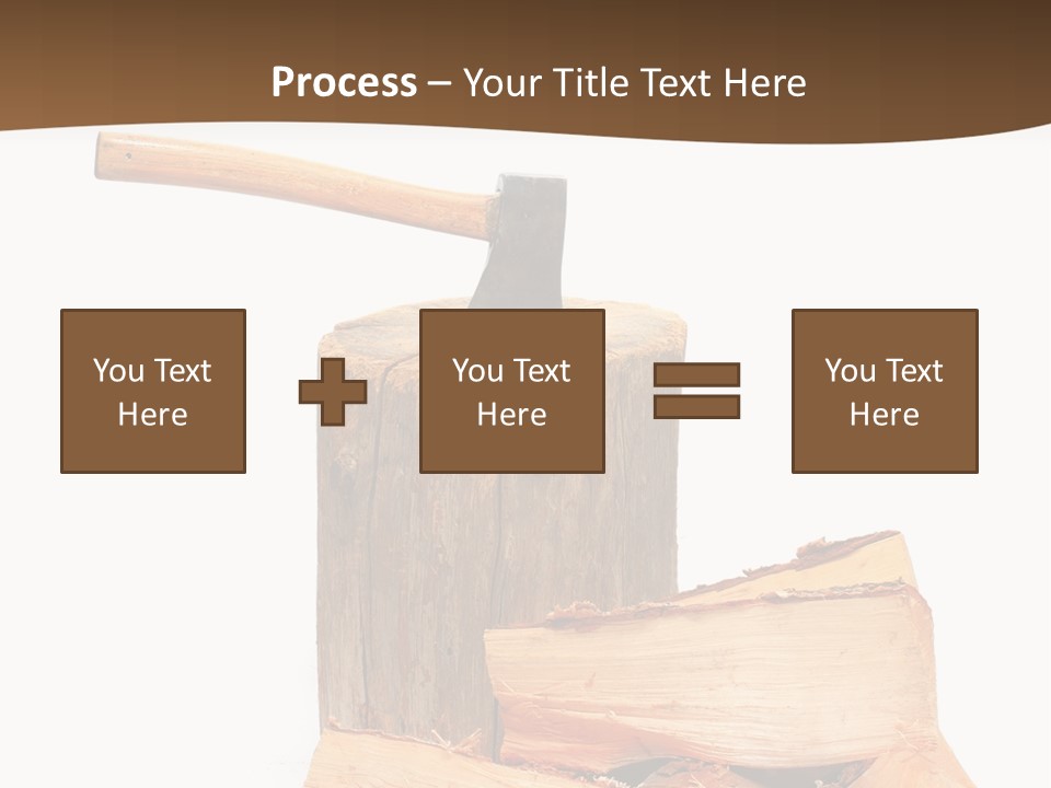 Oak Hatchet Axe PowerPoint Template
