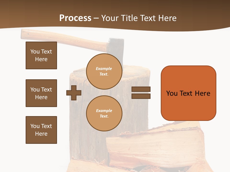 Oak Hatchet Axe PowerPoint Template