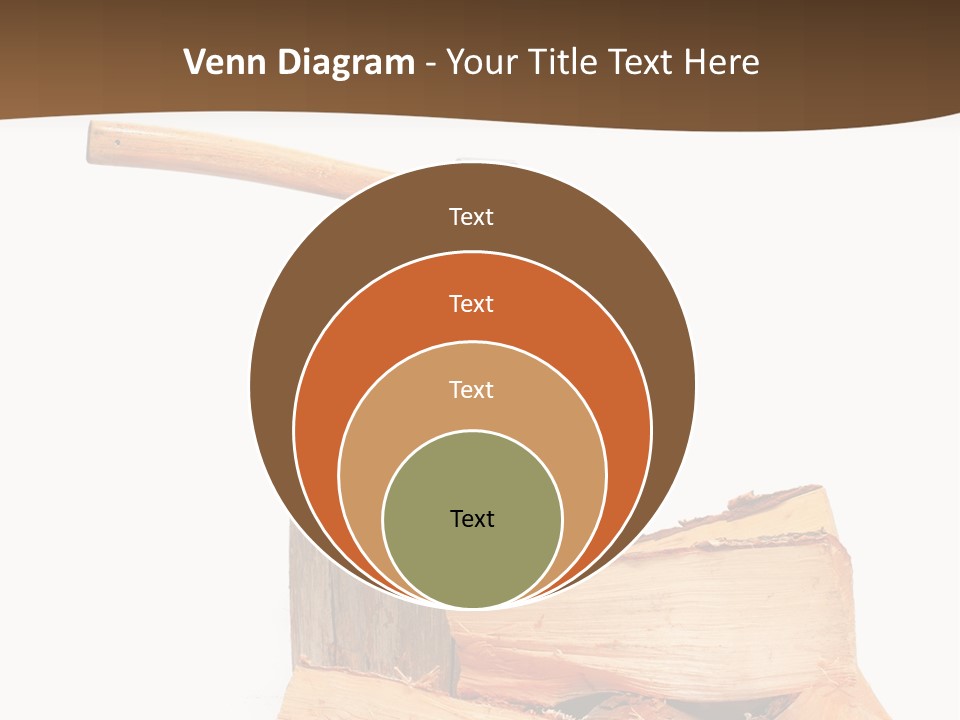 Oak Hatchet Axe PowerPoint Template