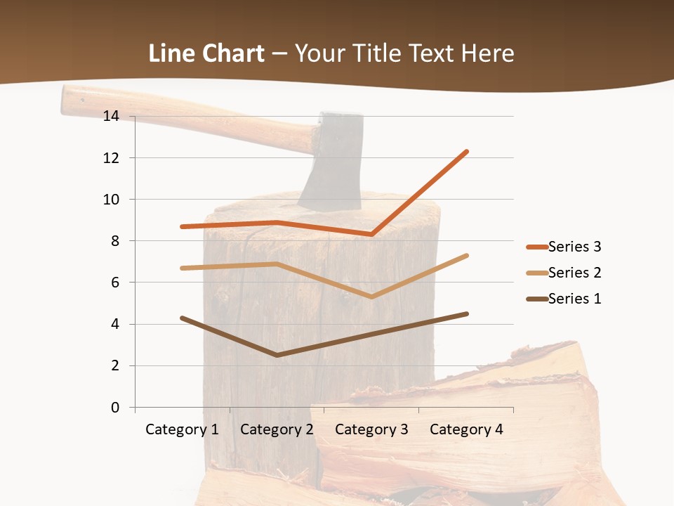 Oak Hatchet Axe PowerPoint Template