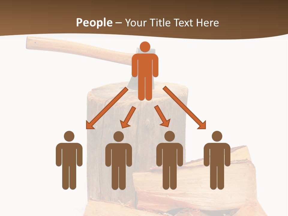 Oak Hatchet Axe PowerPoint Template