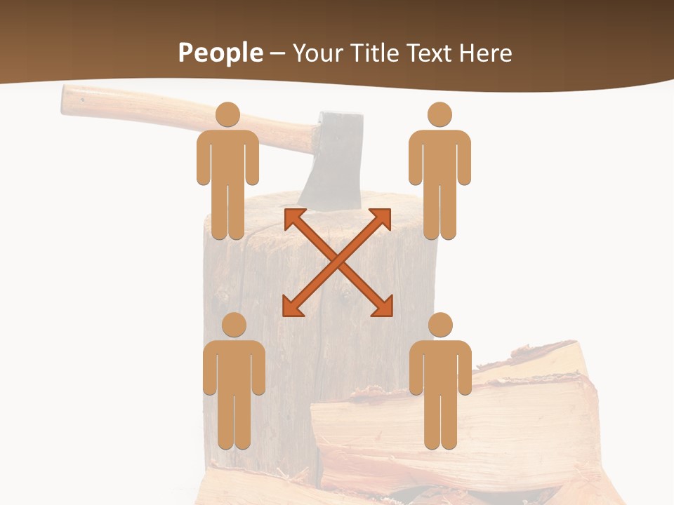 Oak Hatchet Axe PowerPoint Template