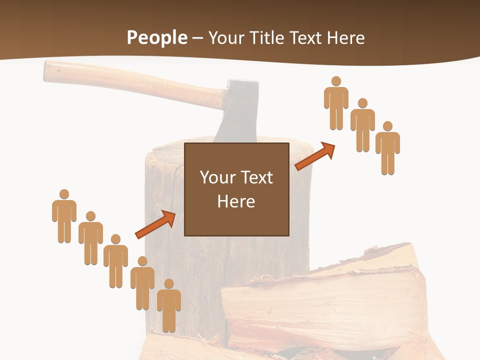 Oak Hatchet Axe PowerPoint Template