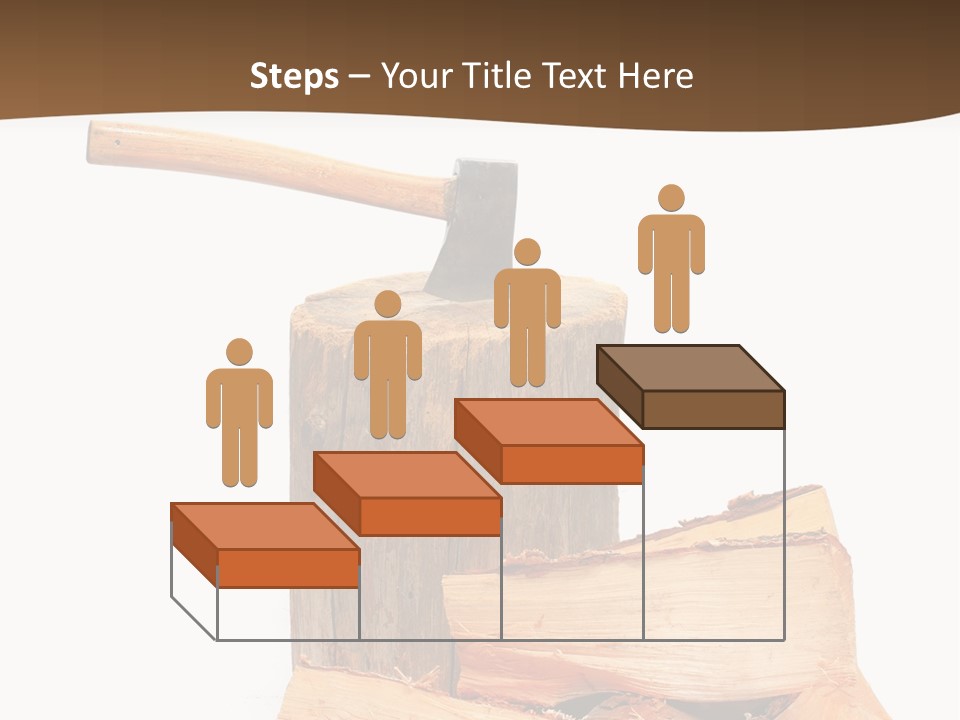 Oak Hatchet Axe PowerPoint Template