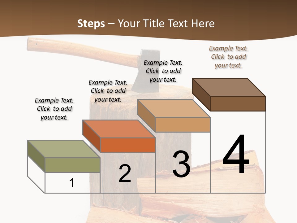 Oak Hatchet Axe PowerPoint Template