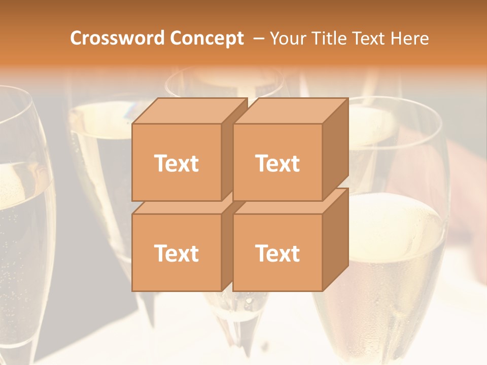 Glamour Glass Refreshment PowerPoint Template