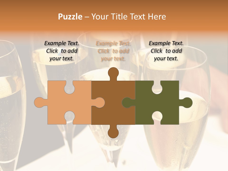 Glamour Glass Refreshment PowerPoint Template