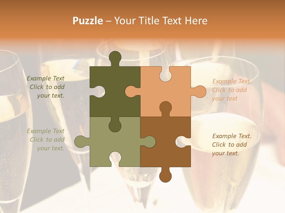 Glamour Glass Refreshment PowerPoint Template