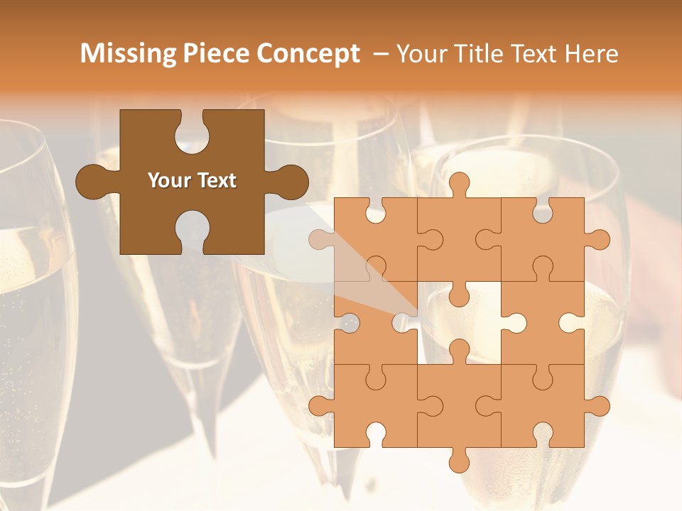 Glamour Glass Refreshment PowerPoint Template