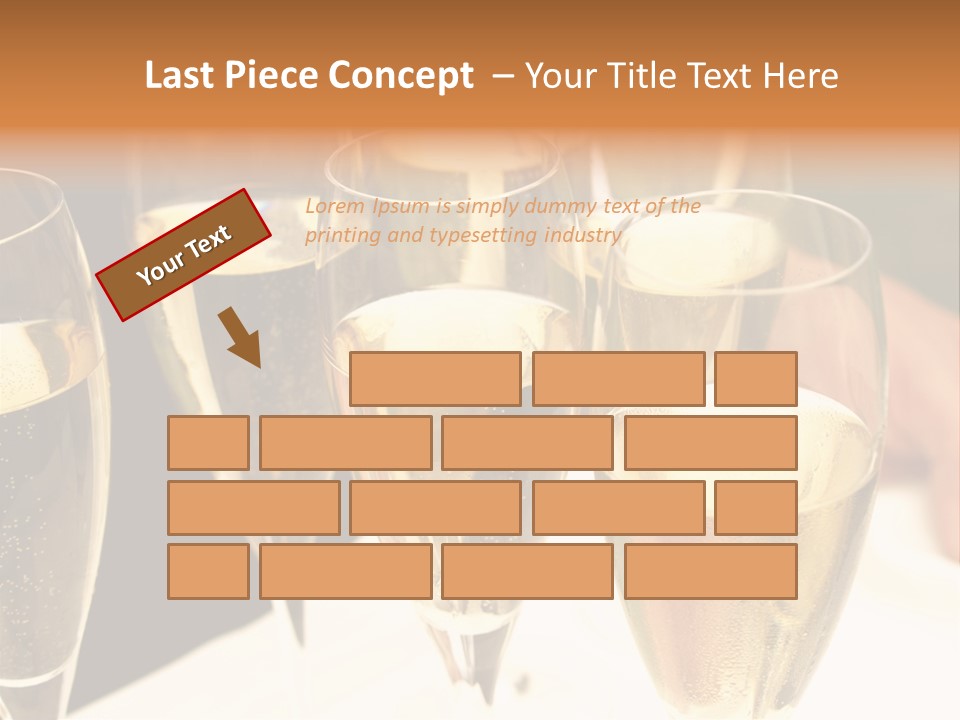 Glamour Glass Refreshment PowerPoint Template