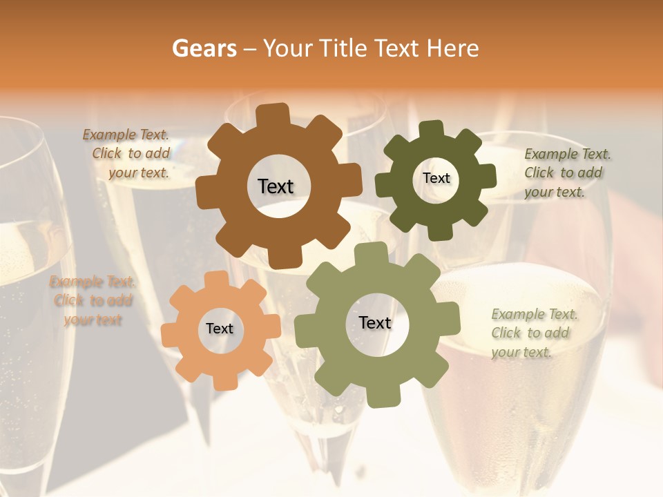 Glamour Glass Refreshment PowerPoint Template