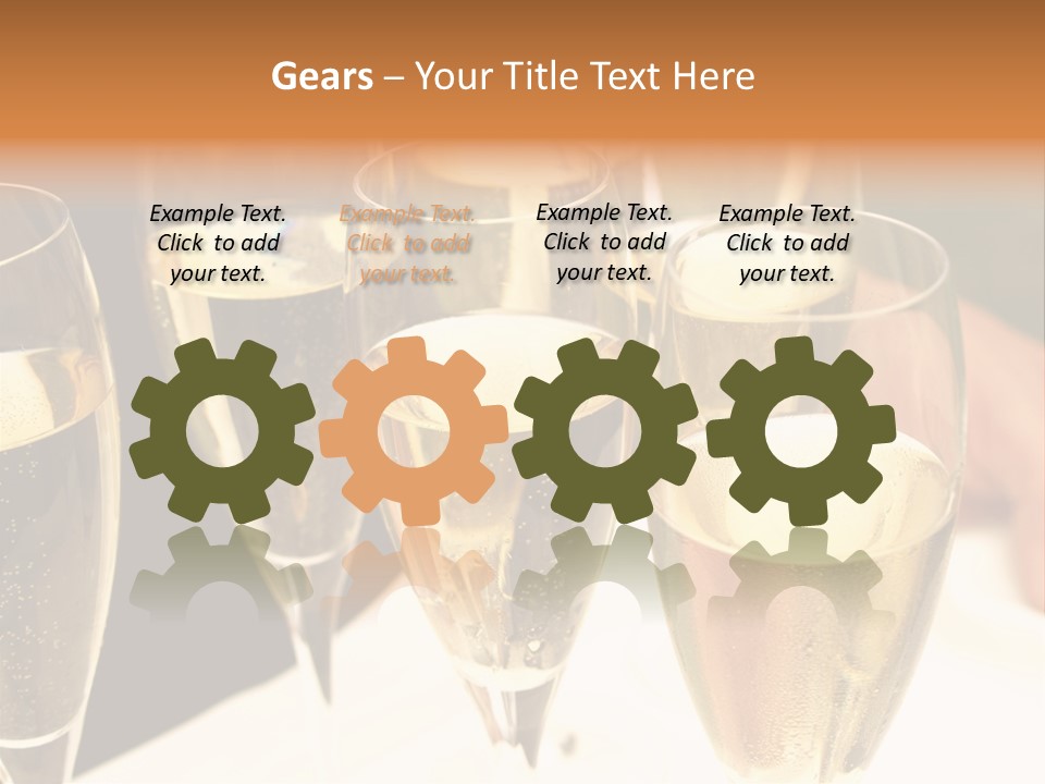 Glamour Glass Refreshment PowerPoint Template