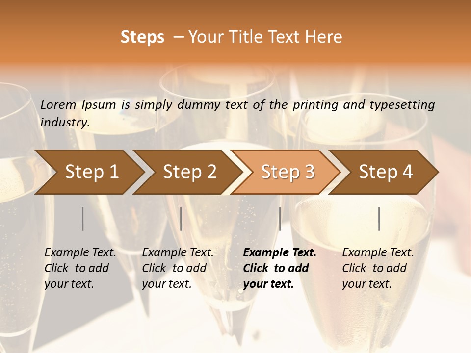 Glamour Glass Refreshment PowerPoint Template