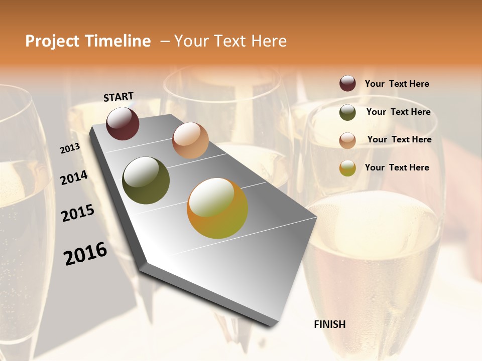 Glamour Glass Refreshment PowerPoint Template