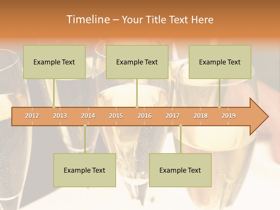 Glamour Glass Refreshment PowerPoint Template