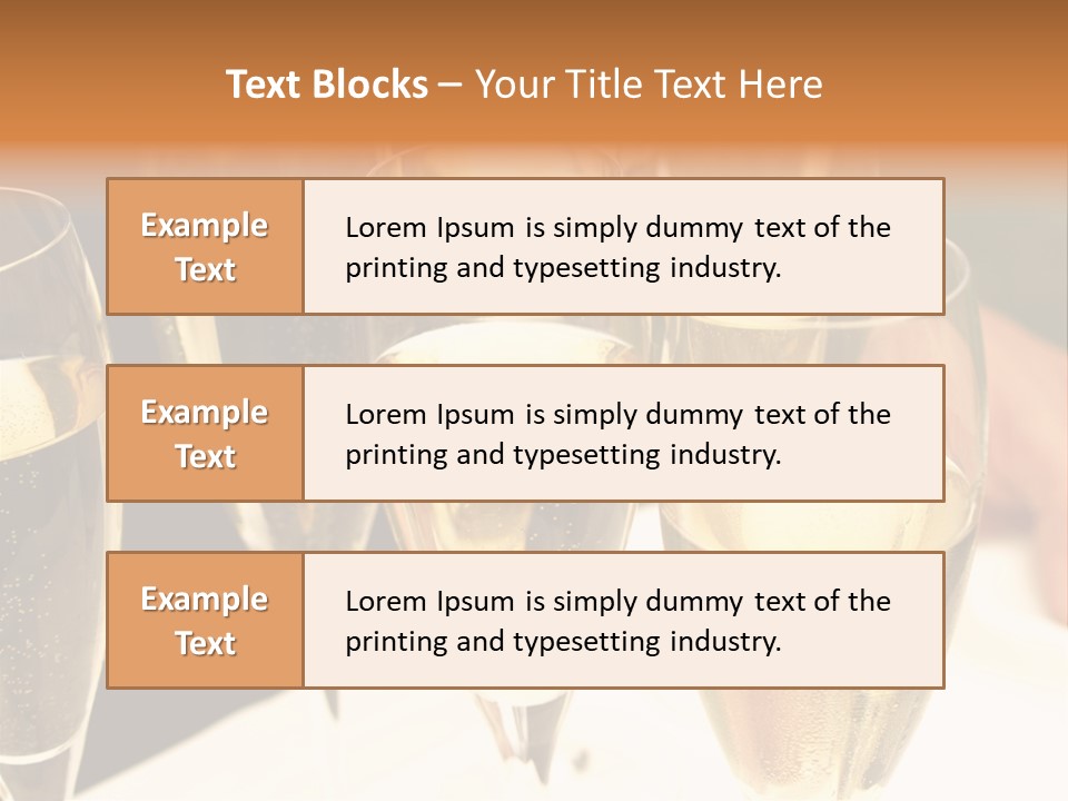 Glamour Glass Refreshment PowerPoint Template