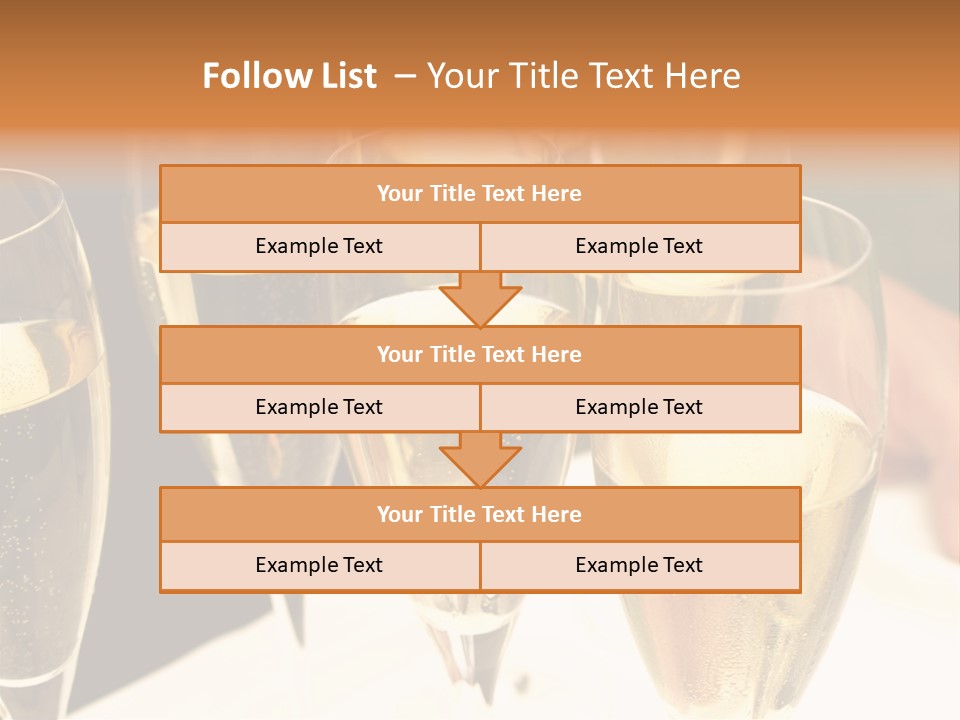 Glamour Glass Refreshment PowerPoint Template